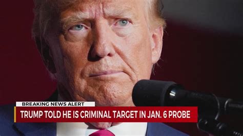 Trump notified he is target in DOJ's Jan. 6 investigation